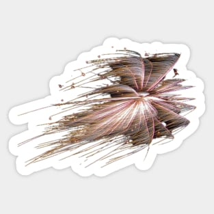 Windswept Fireworks Sticker